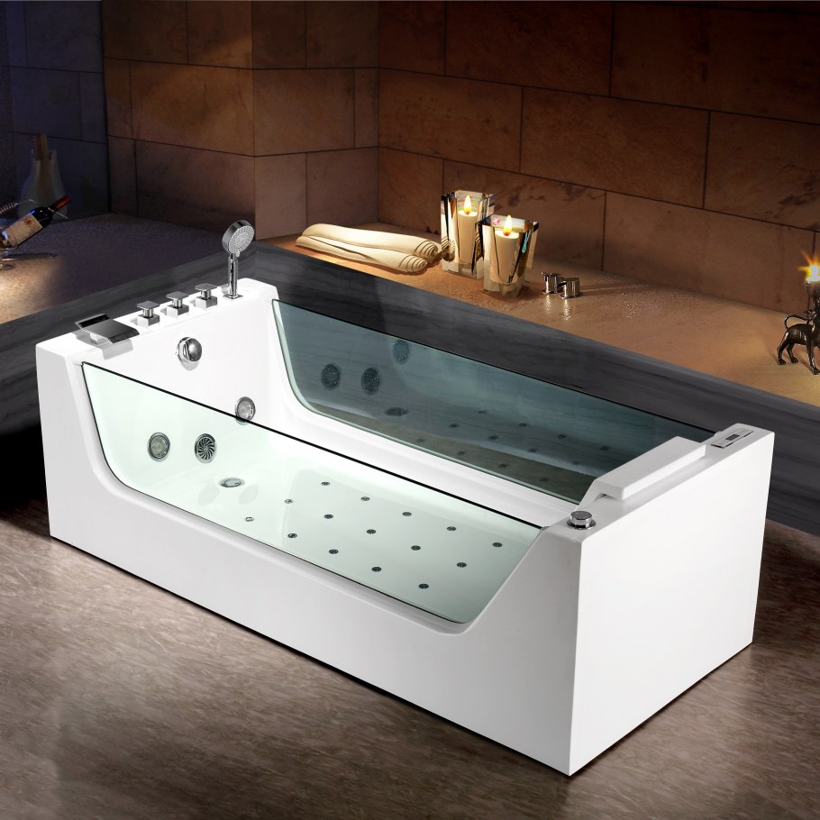 Акриловая гидромассажная ванна Cerutti Spa c-453