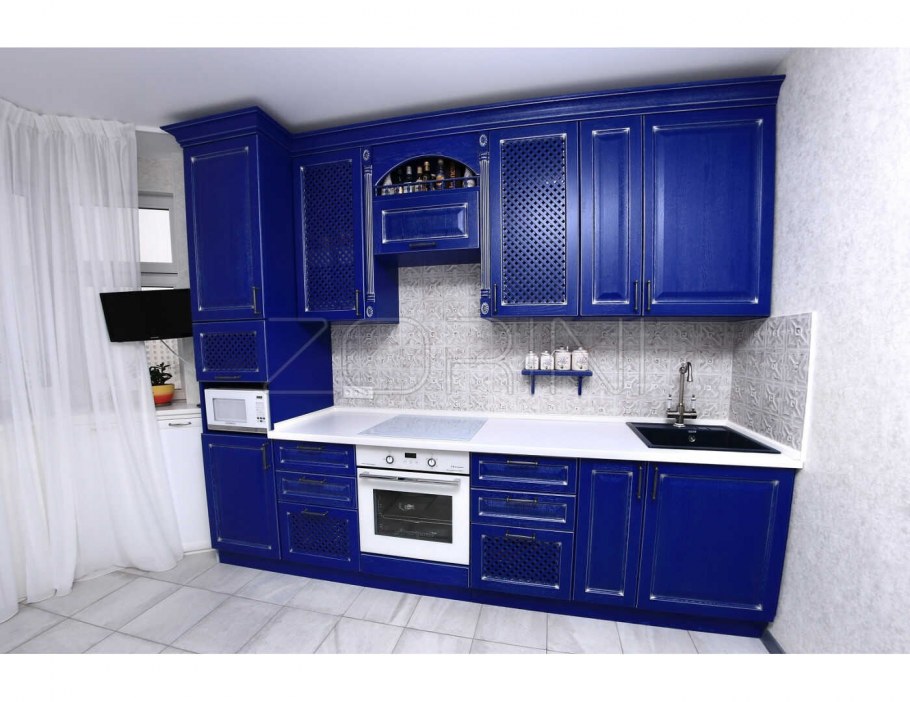 Голубая кухня икеа