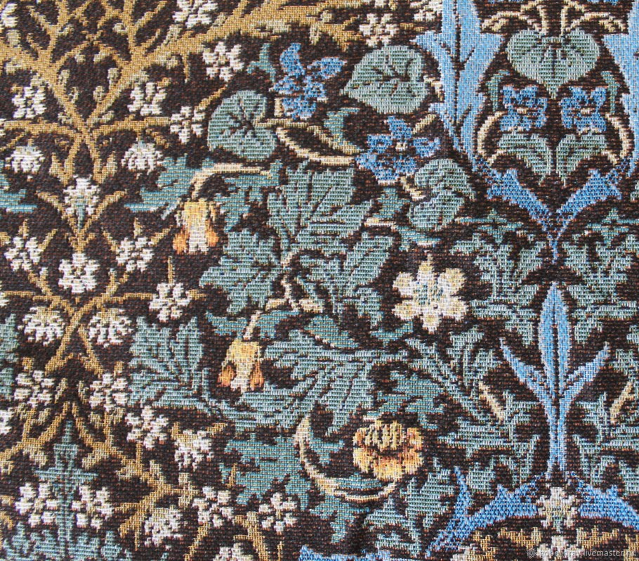 Гобеленовая ткань "фруктовый сад" Уильям Моррис