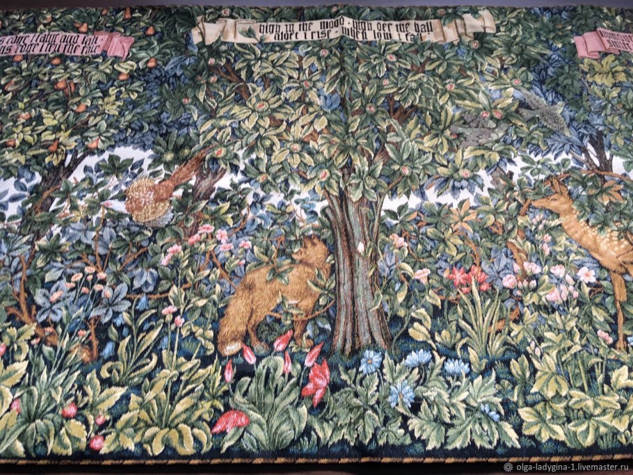 Вильям Моррис William Morris гобелен