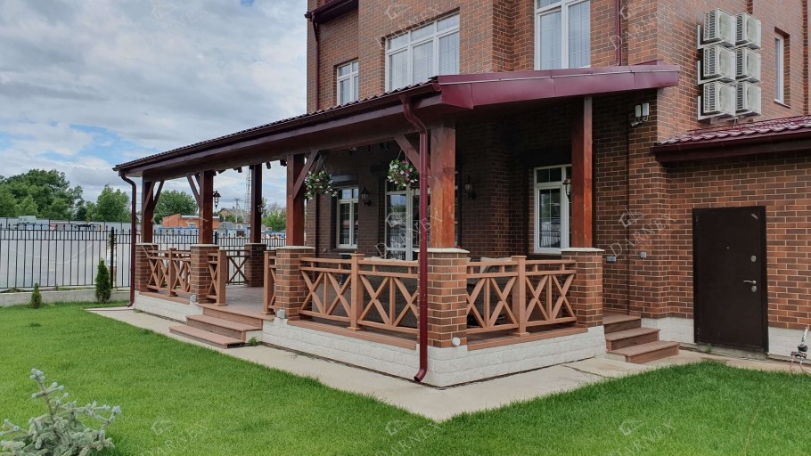 Пристрой к кирпичному дому