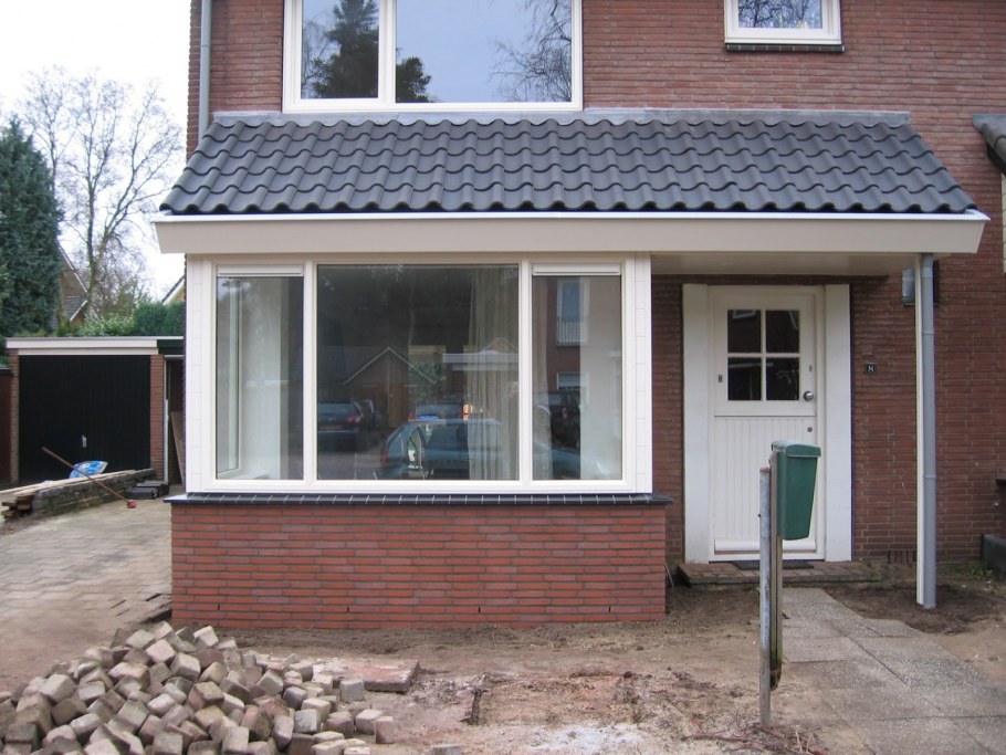 Красивые пристройки к кирпичному дому