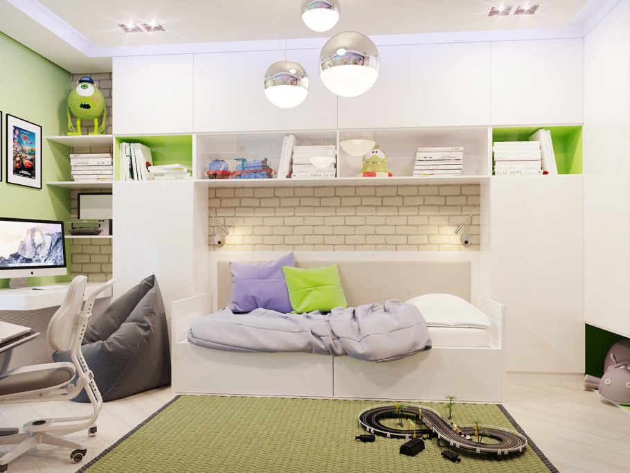 Узкая детская для мальчика