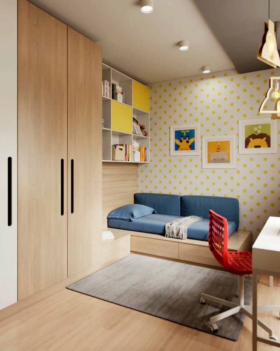 Детская спальня для двух мальчиков