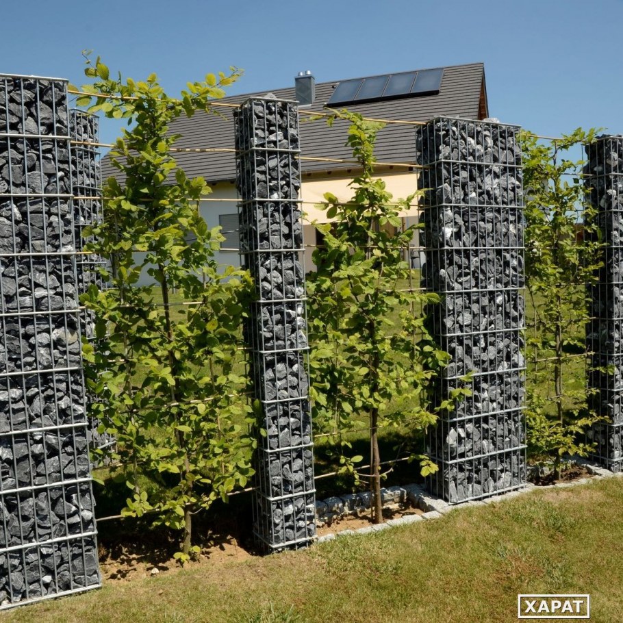 Габионы столбы