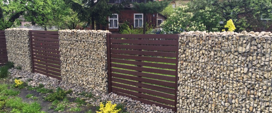 Габионы забор