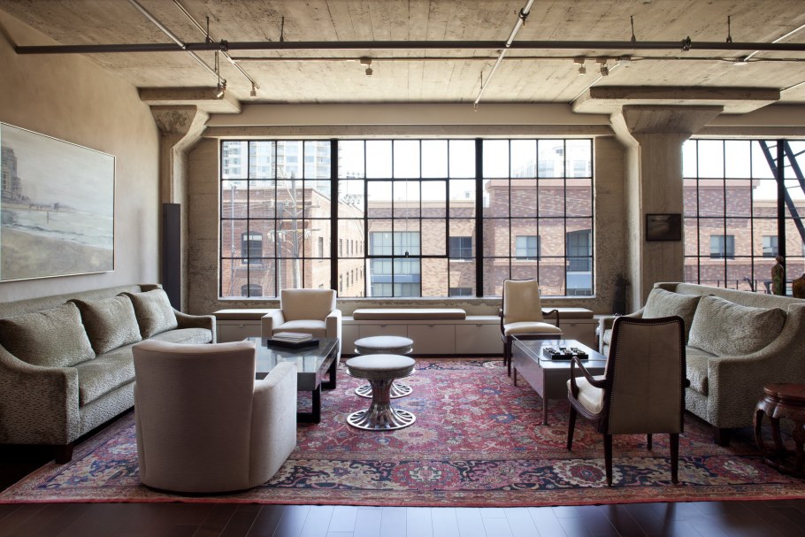 Ковер в Индустриальном стиле