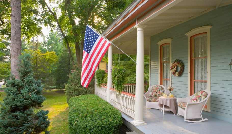 Терраса в американском стиле