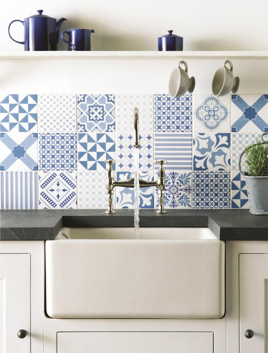 Кафельная плитка для кухни в скандинавском стиле