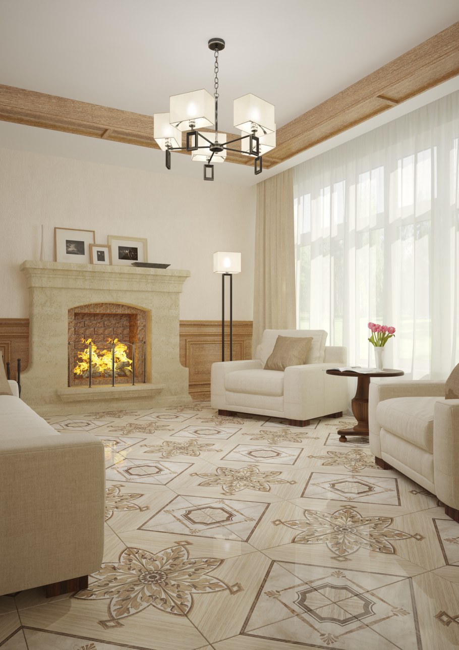 Плитка Genova (6046-0150) светло-бежевый 45*45, Global