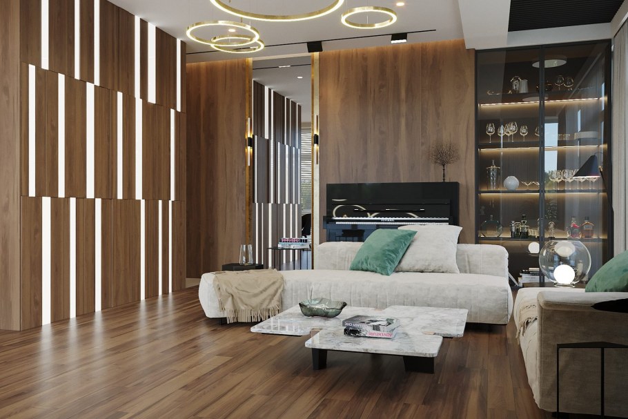 Реечные 3d-панели dekotech Wood d375pr