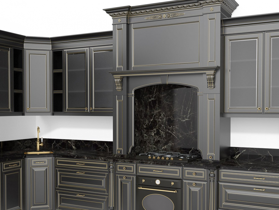 Черная кухня классика