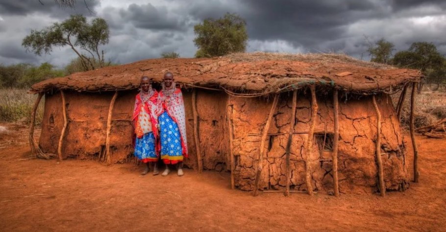 Жилища народов кирди в Камеруне