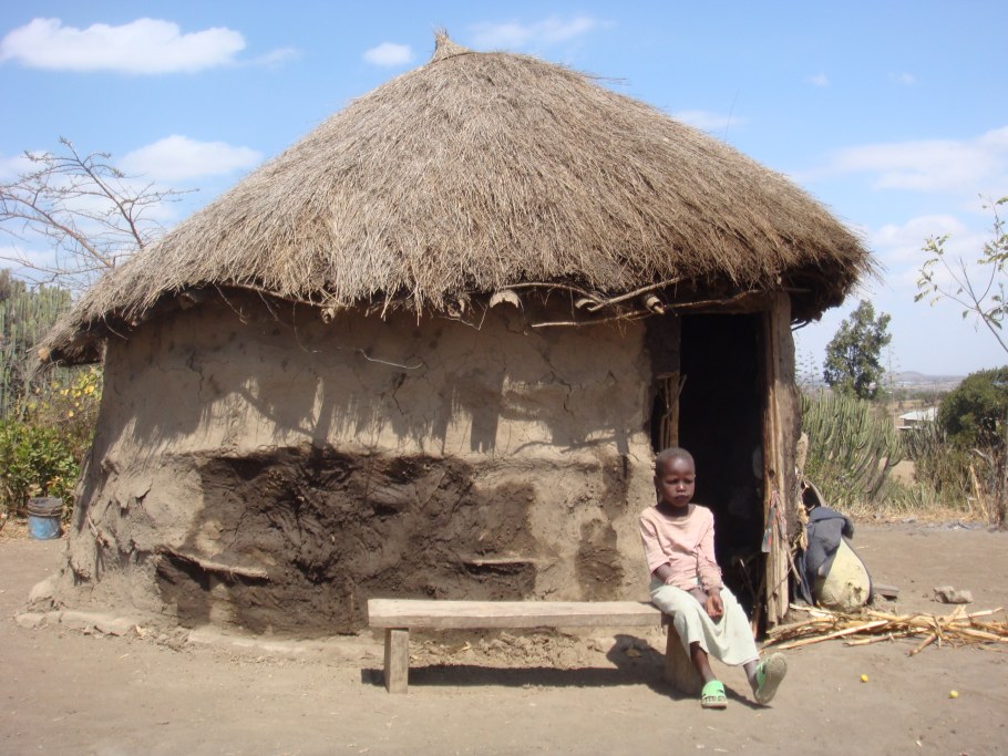 Глинобитные Хижины Африка мали