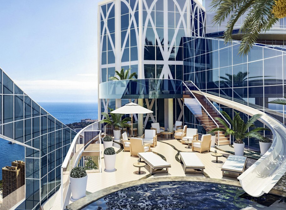 Пентхаус, небоскреб Tour Odeon, Монако