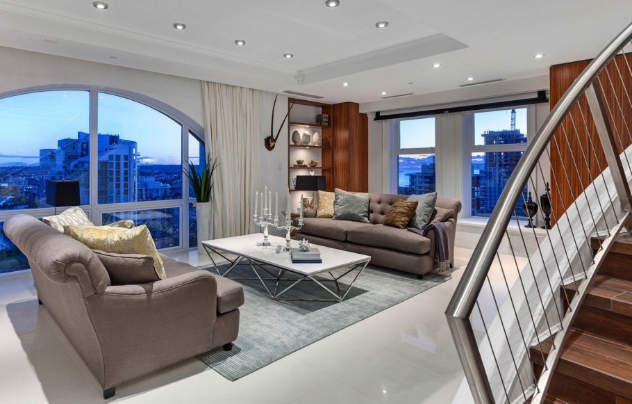 Двухуровневый пентхаус в Москва Сити