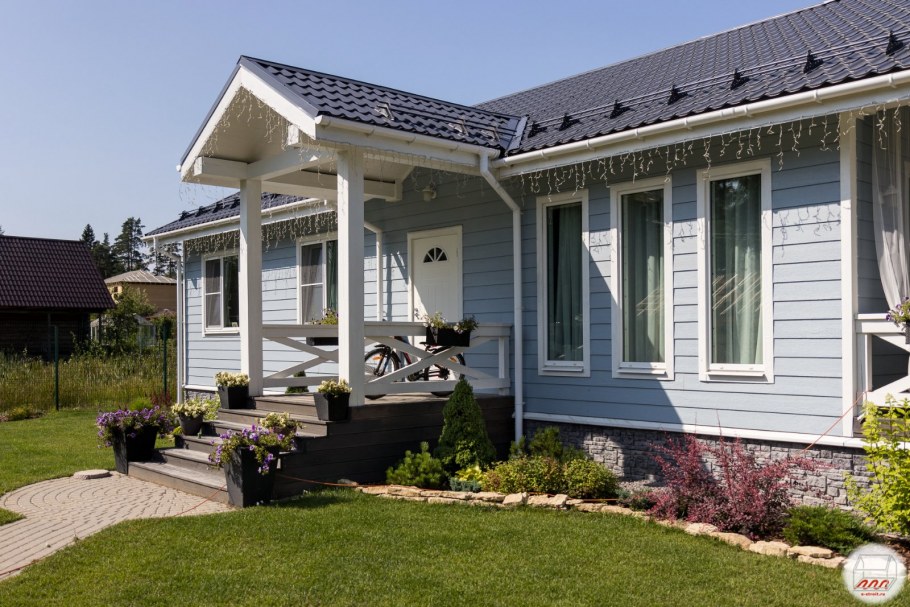 Скандинавский фасад вертикальный