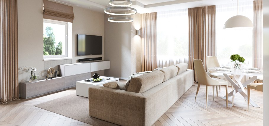 Дизайн проект таунхауса Апрелевка парк