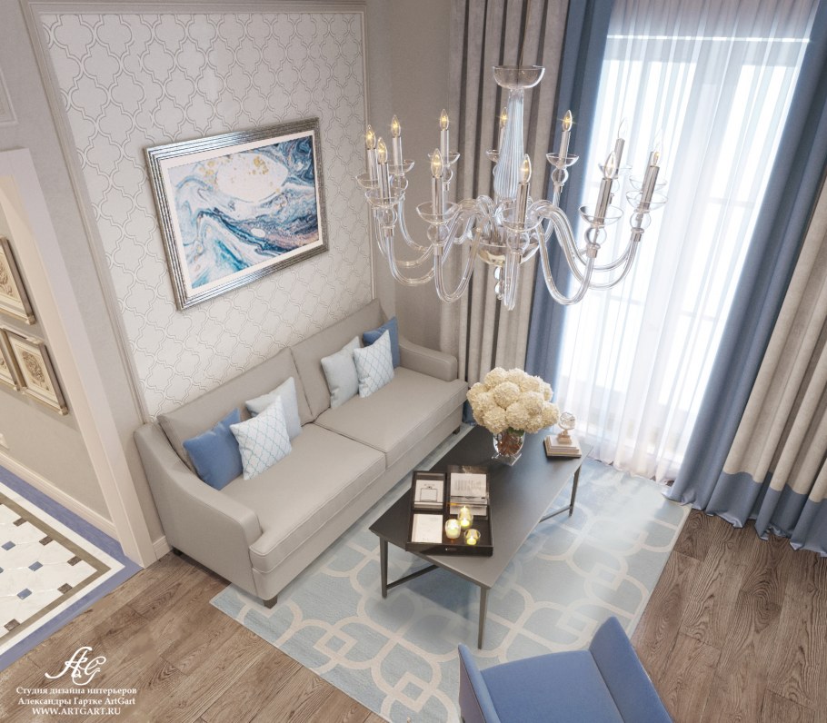 Интерьеры квартир Каскад-парк