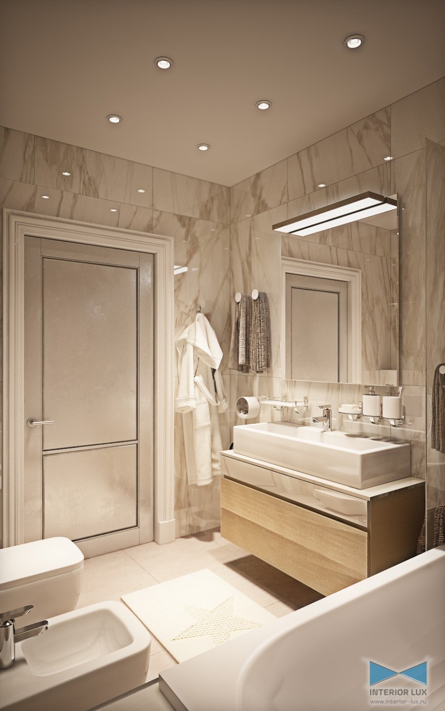 Ванная комната в таунхаусе