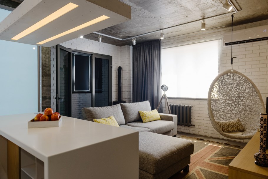 Студия в стиле лофт 30 м2