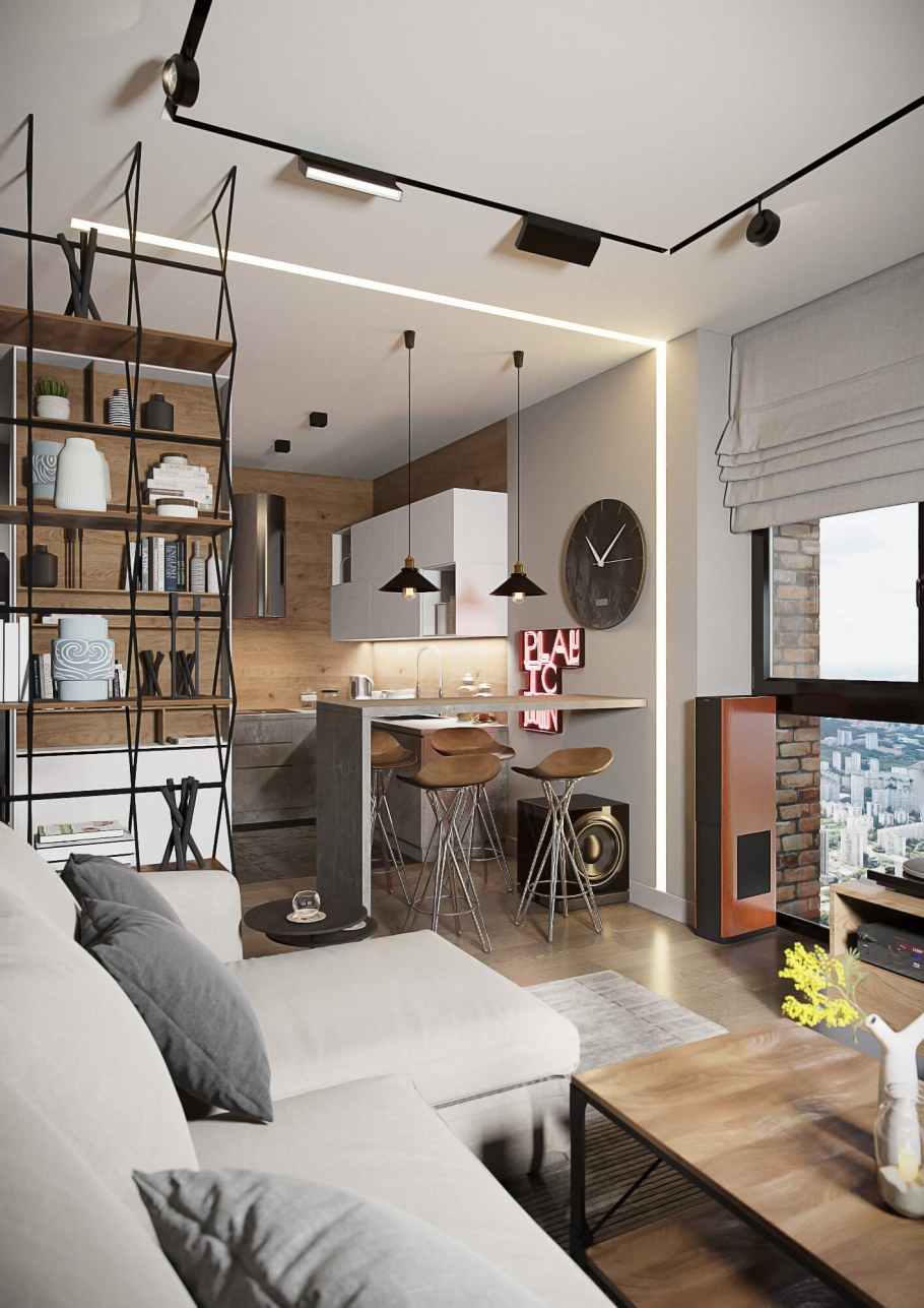 Лофт в интерьере квартиры