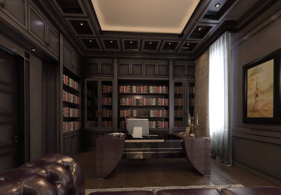 Классический темный кабинет