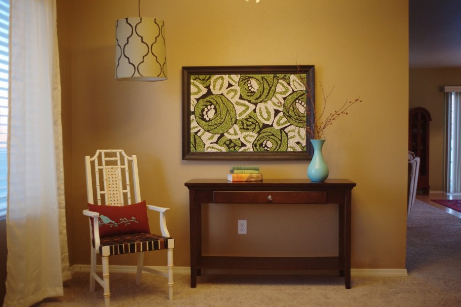 Панно на стену из обоев