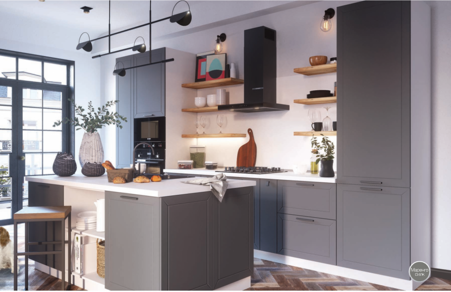 Кухня Глетчер маренго