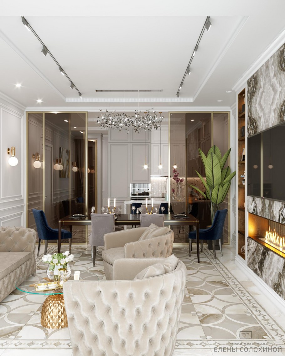 Питерская квартира в классическом стиле