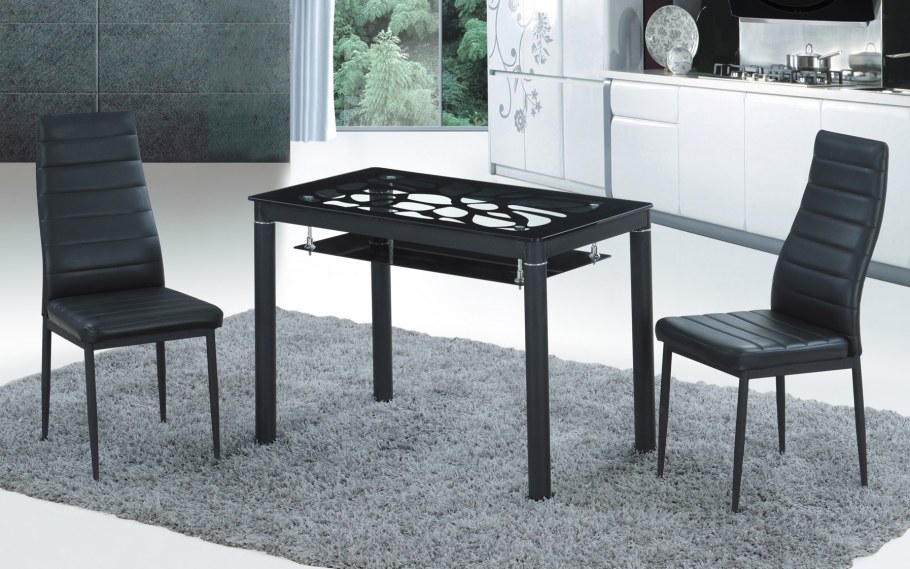 Обеденный стол диклайн-2 черный