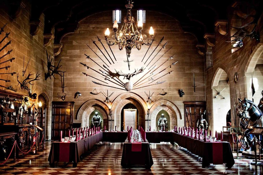 Уорикский замок интерьеры