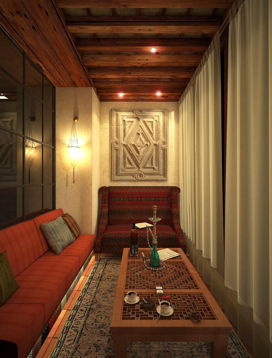 Интерьеры в Восточном арабском марокканском стиле