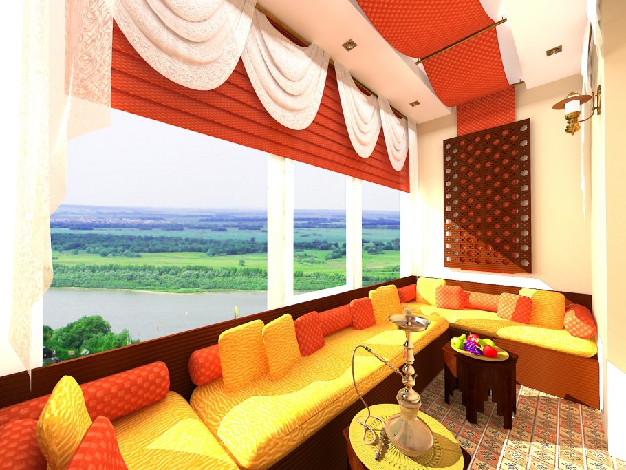 Лоджия в японском стиле