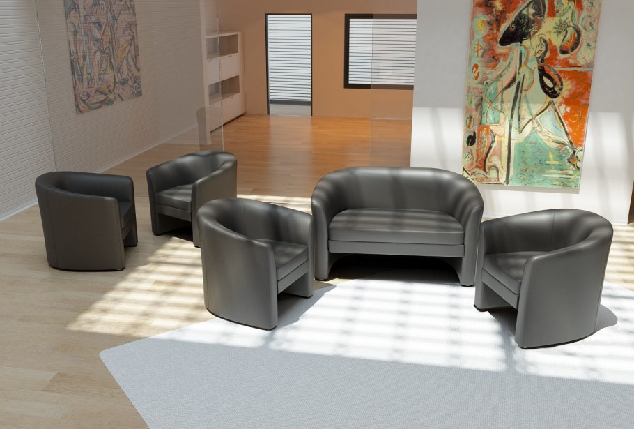 Диван офисный Chairman крон двухместный