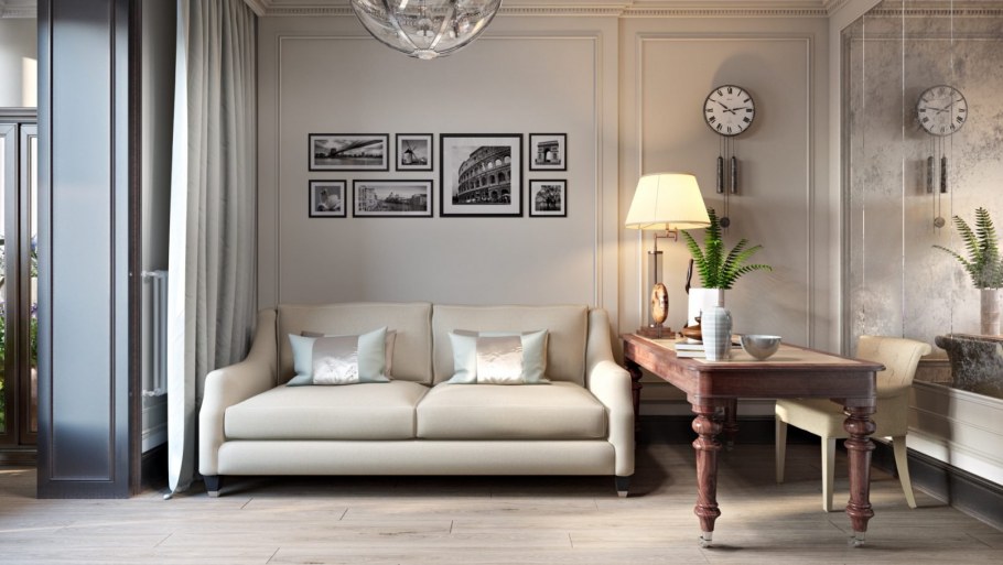 Диван в неоклассическом стиле