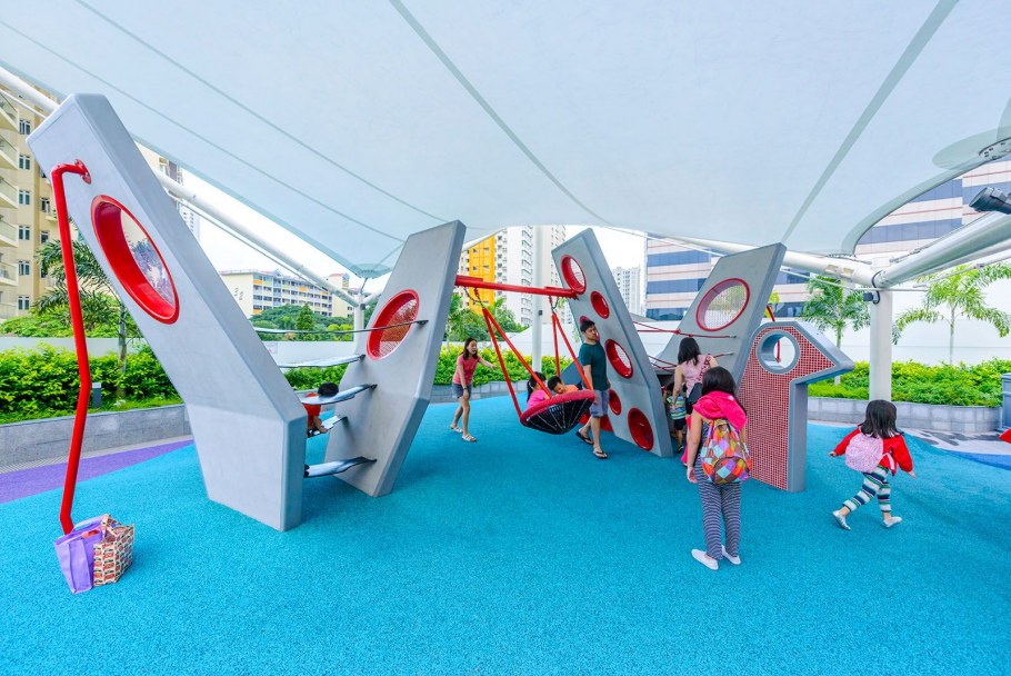 Игровое пространство детская площадка