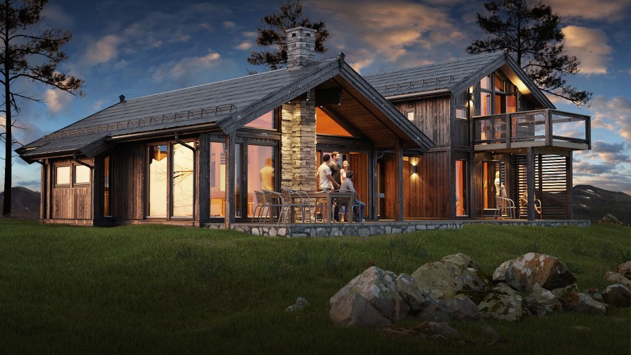 Финский дом Скандинавия