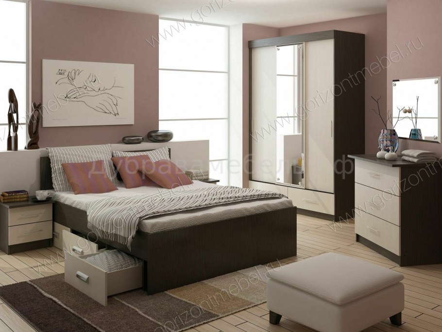 Спальный гарнитур ТРИЯ Наоми