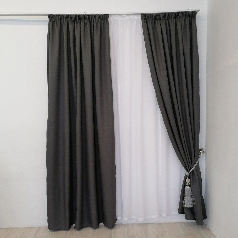 Шторы голубые блэкаут икеа