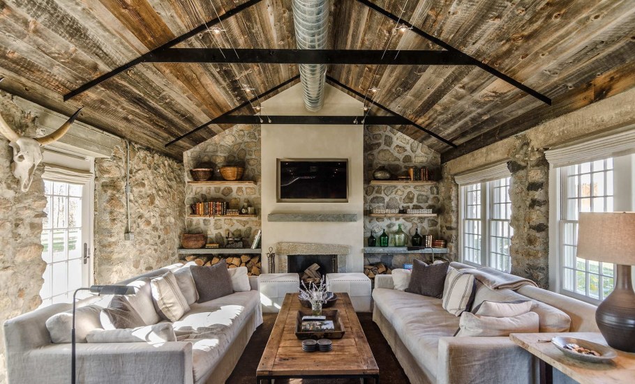 Деревенский стиль интерьера фармхаус
