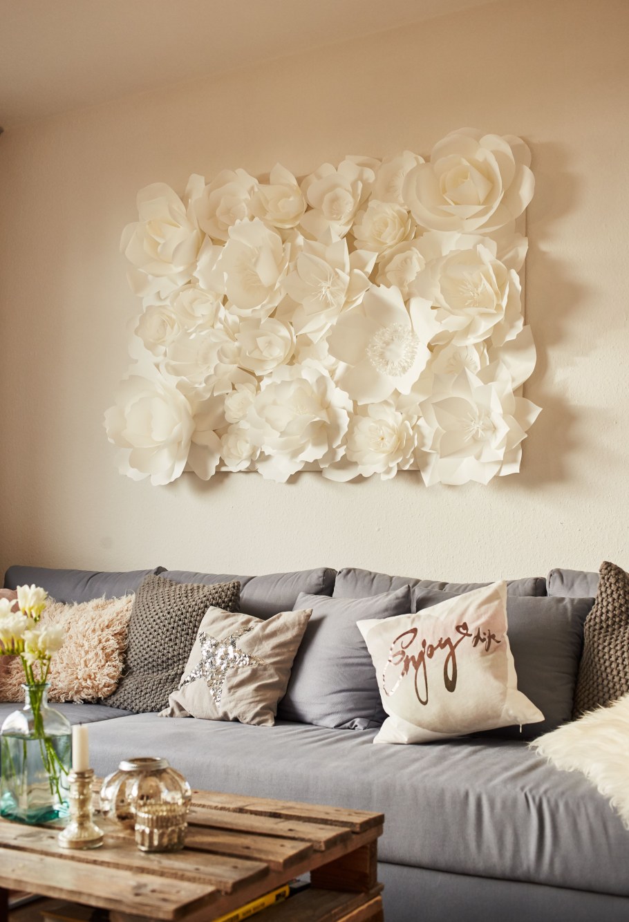 Декоративное украшение стен в квартире