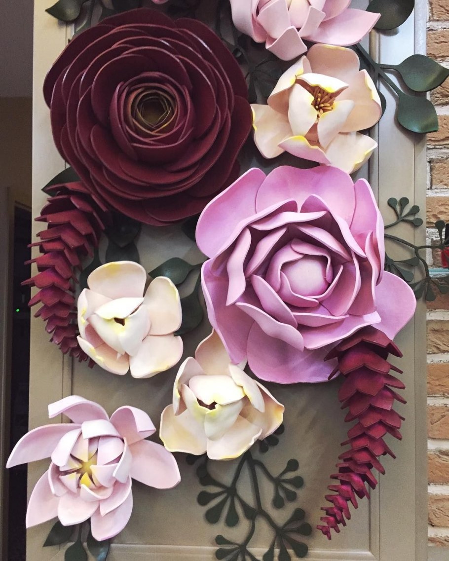 Цветы бумажные