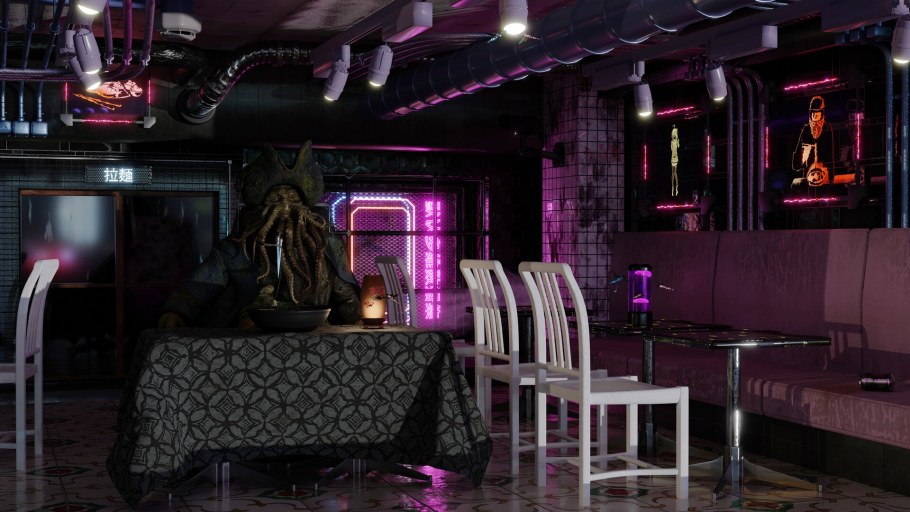 Cyberpunk кафе