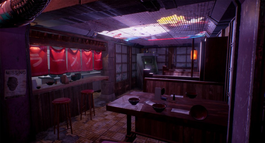 Бар посмертие Cyberpunk