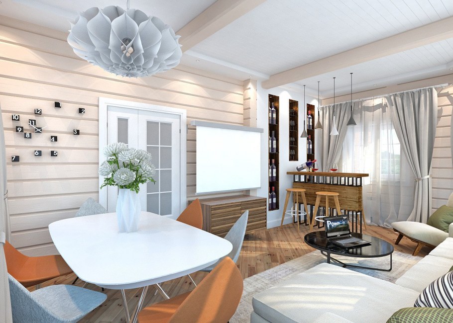 Дача в скандинавском стиле