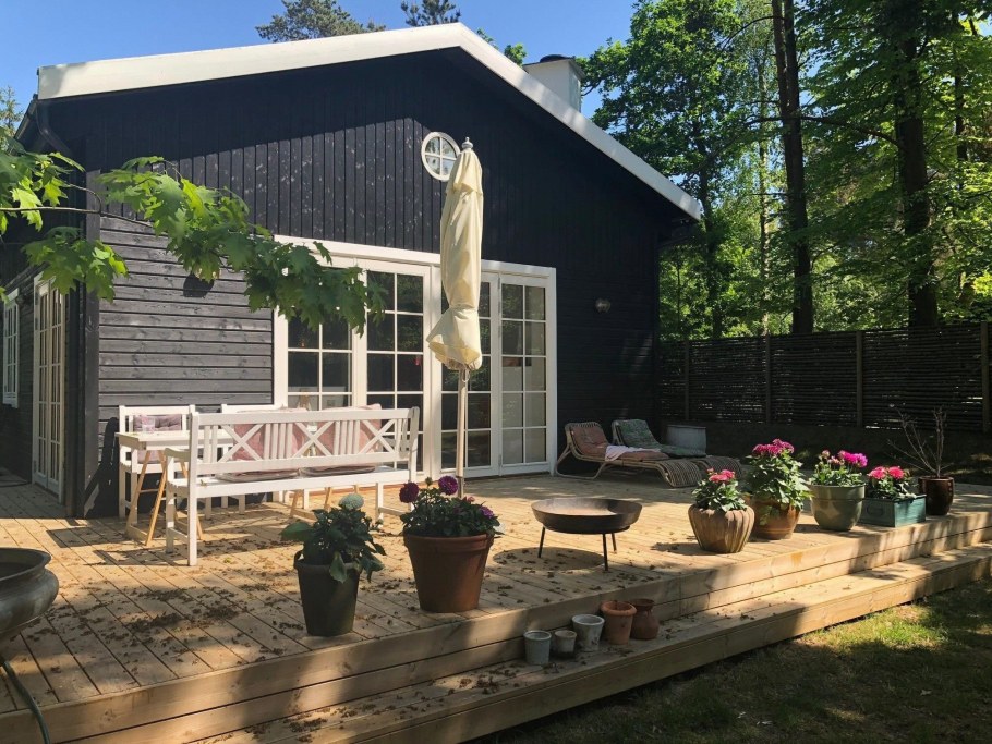 Дачная спальня в скандинавском стиле