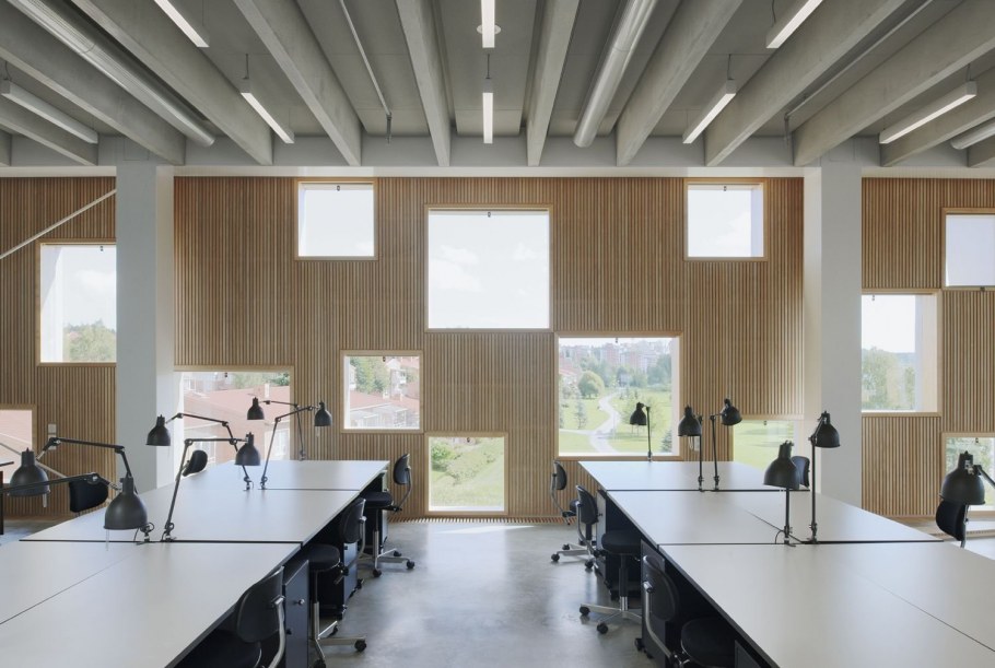 Архитектурный колледж Umea в Швеции Henning Larsen Architects
