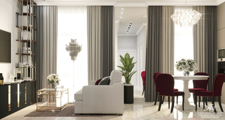 Пресня Сити 2 интерьер