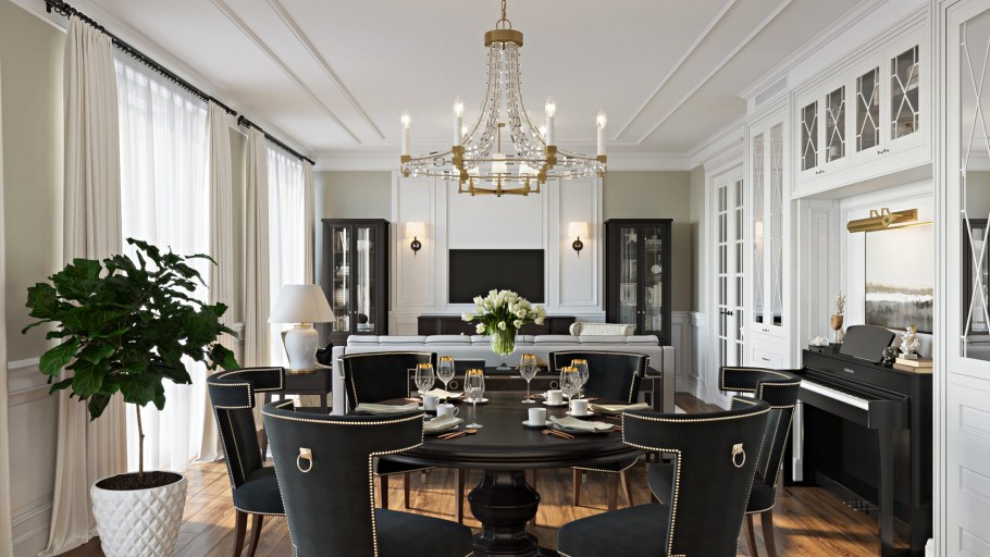 Современная классика в интерьере квартиры